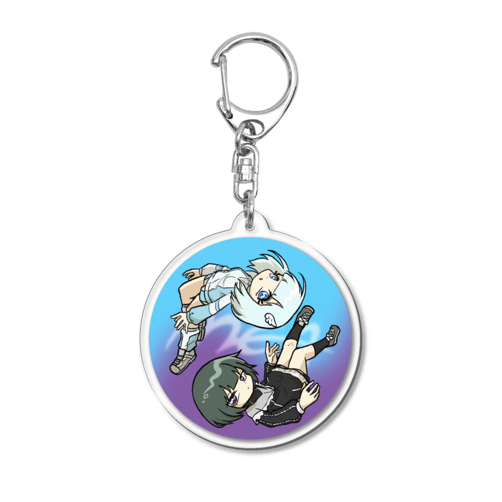 めあのめあ＆黒めあ(イラスト) Acrylic Key Chain