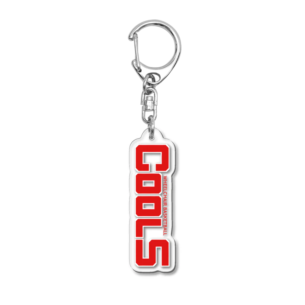車いすバスケットボールチーム COOLSのロゴタイプ Acrylic Key Chain