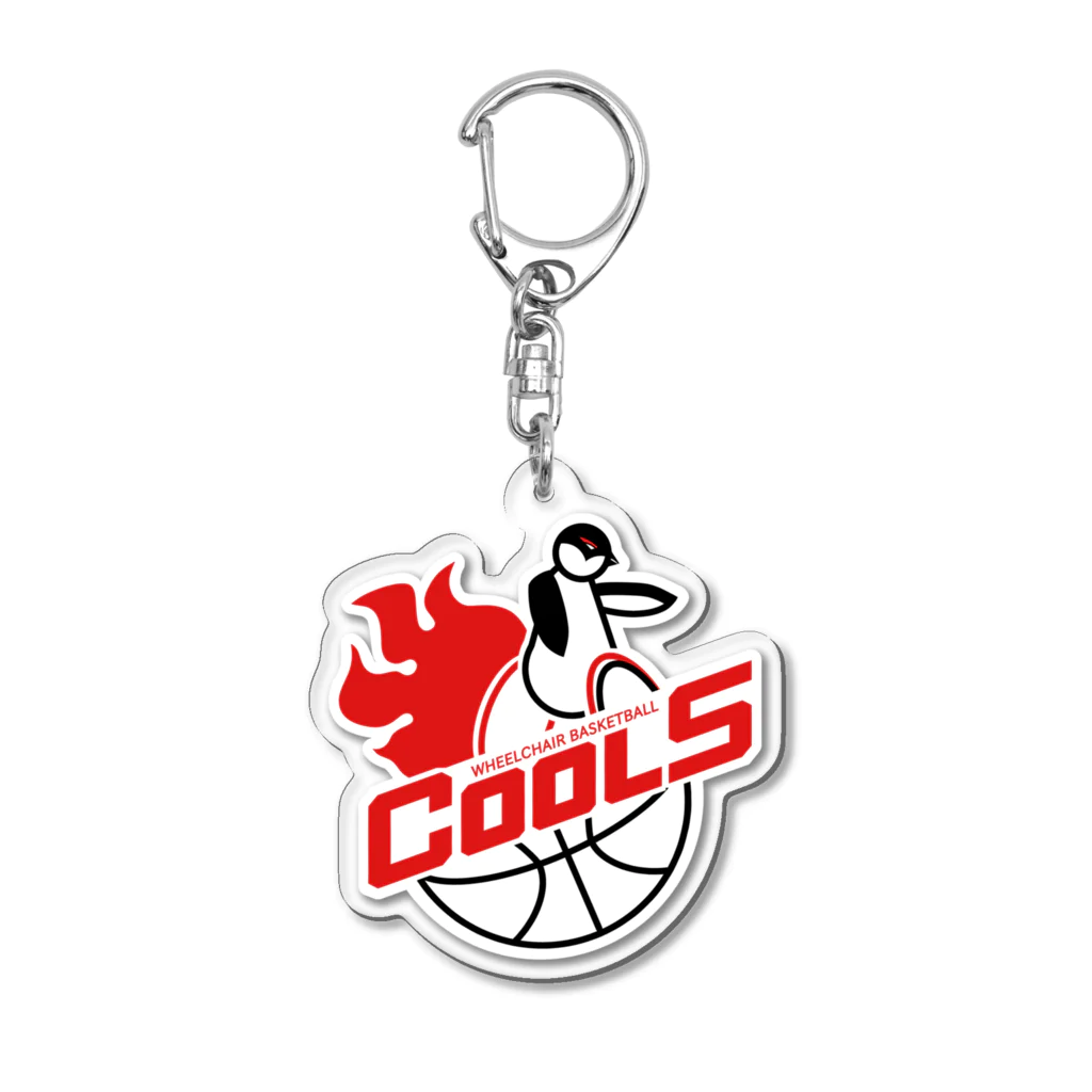 車いすバスケットボールチーム COOLSのロゴマーク Acrylic Key Chain