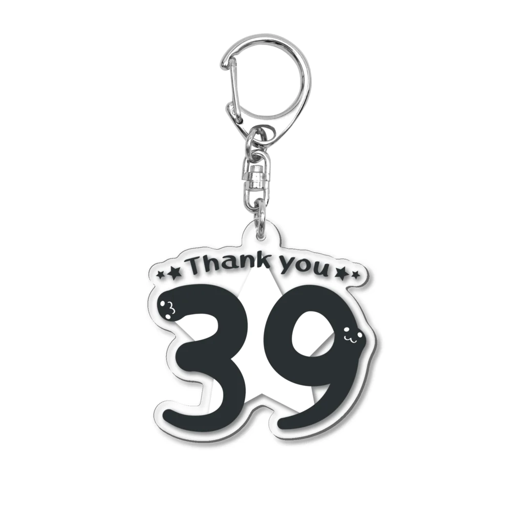 イラスト MONYAAT の CT118 39*Thank you*As Acrylic Key Chain
