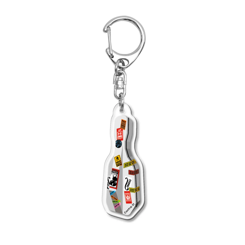 Contra-Store SUZURI支店のコントラバスのハードケース Acrylic Key Chain