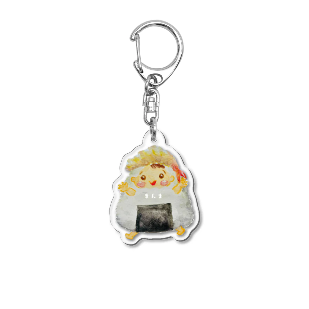 tokoe tokoeのまんま〜食いしん坊キッズ・てんむす〜 Acrylic Key Chain