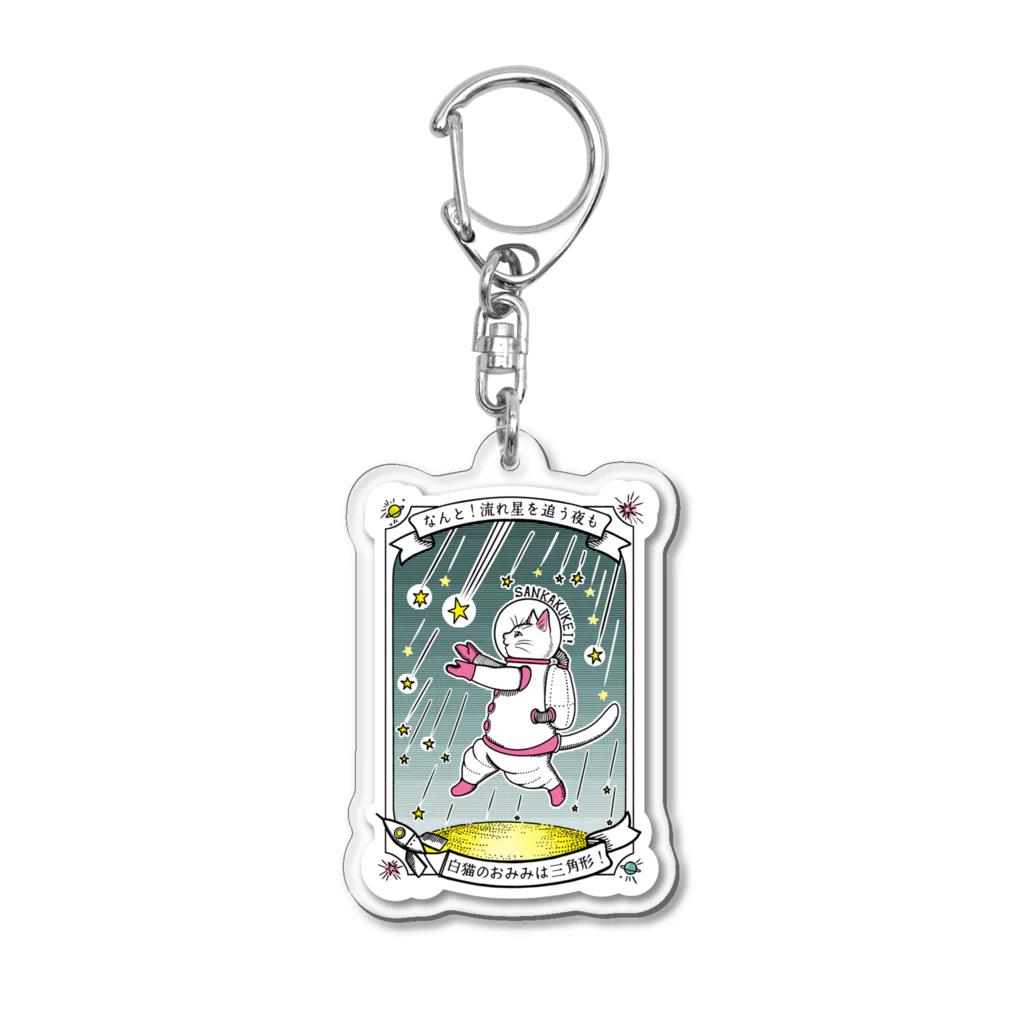 金星灯百貨店のなんと三角　流星群 Acrylic Key Chain