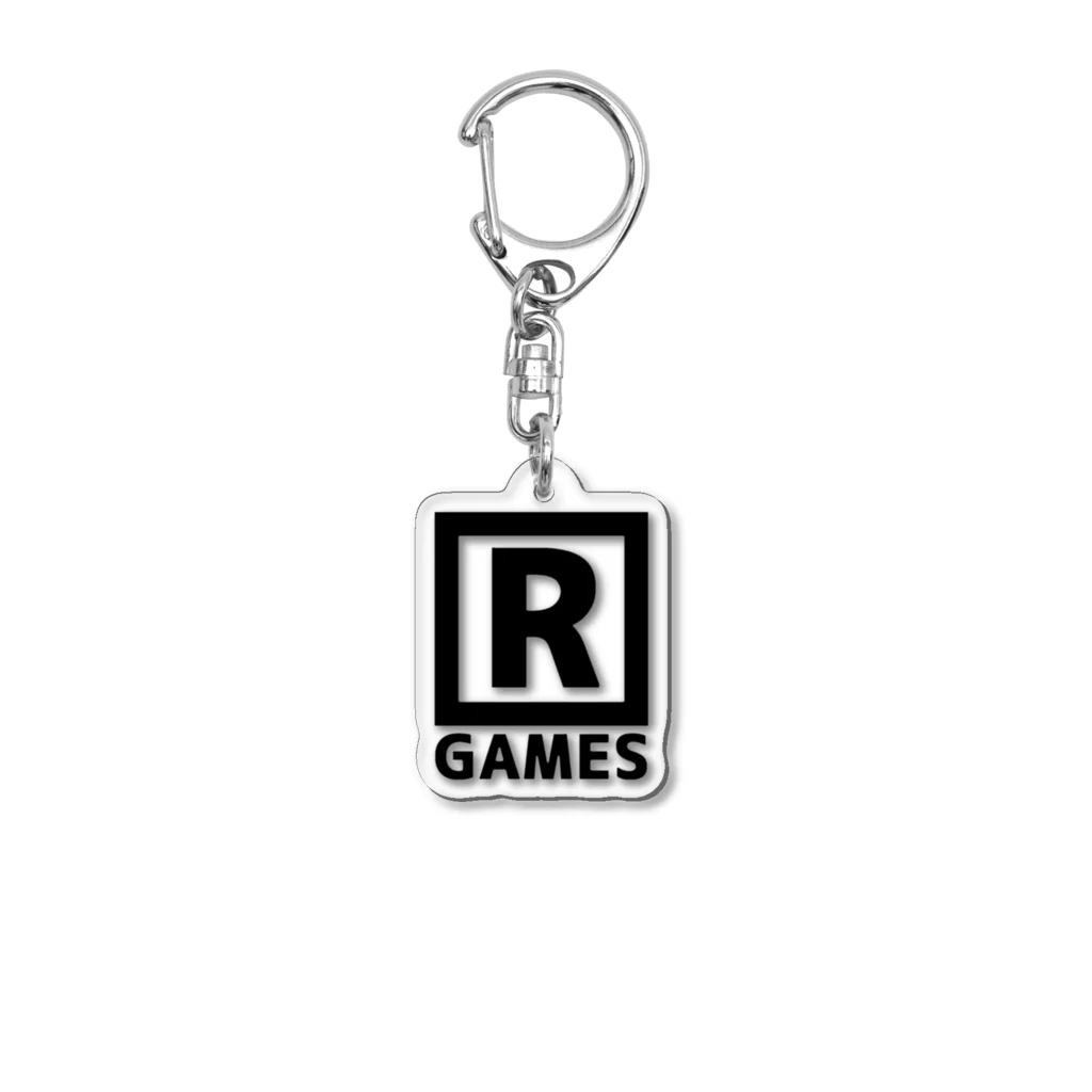 R-GAMES2.0のR-GAMESの初代ロゴ Acrylic Key Chain