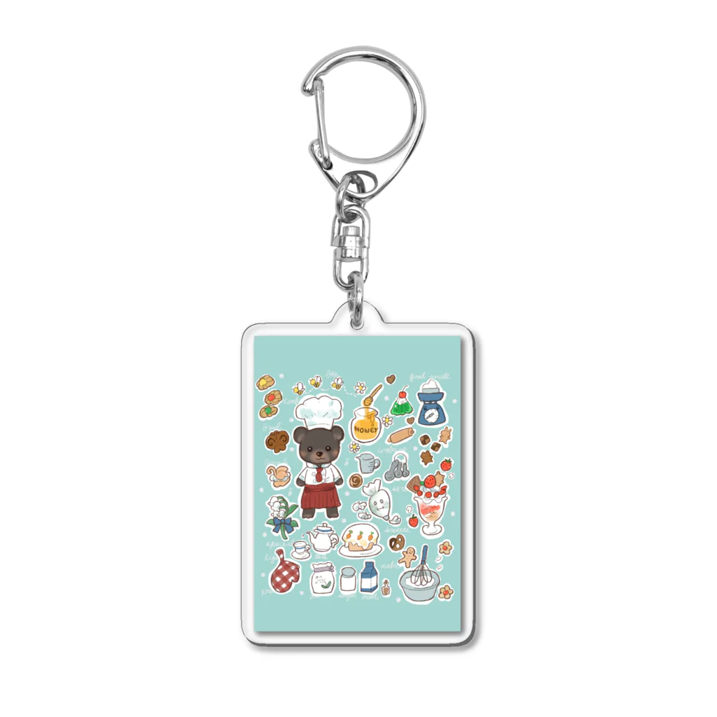 鈴蘭亭のくまの暮らし Acrylic Key Chain