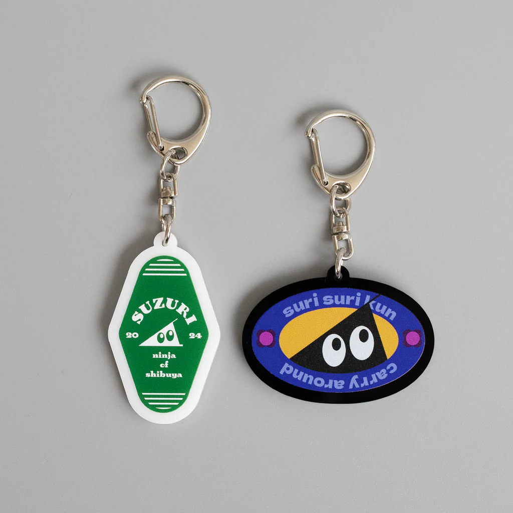 歌い手POLICE SHOPのうたう牛くん Acrylic Key Chain