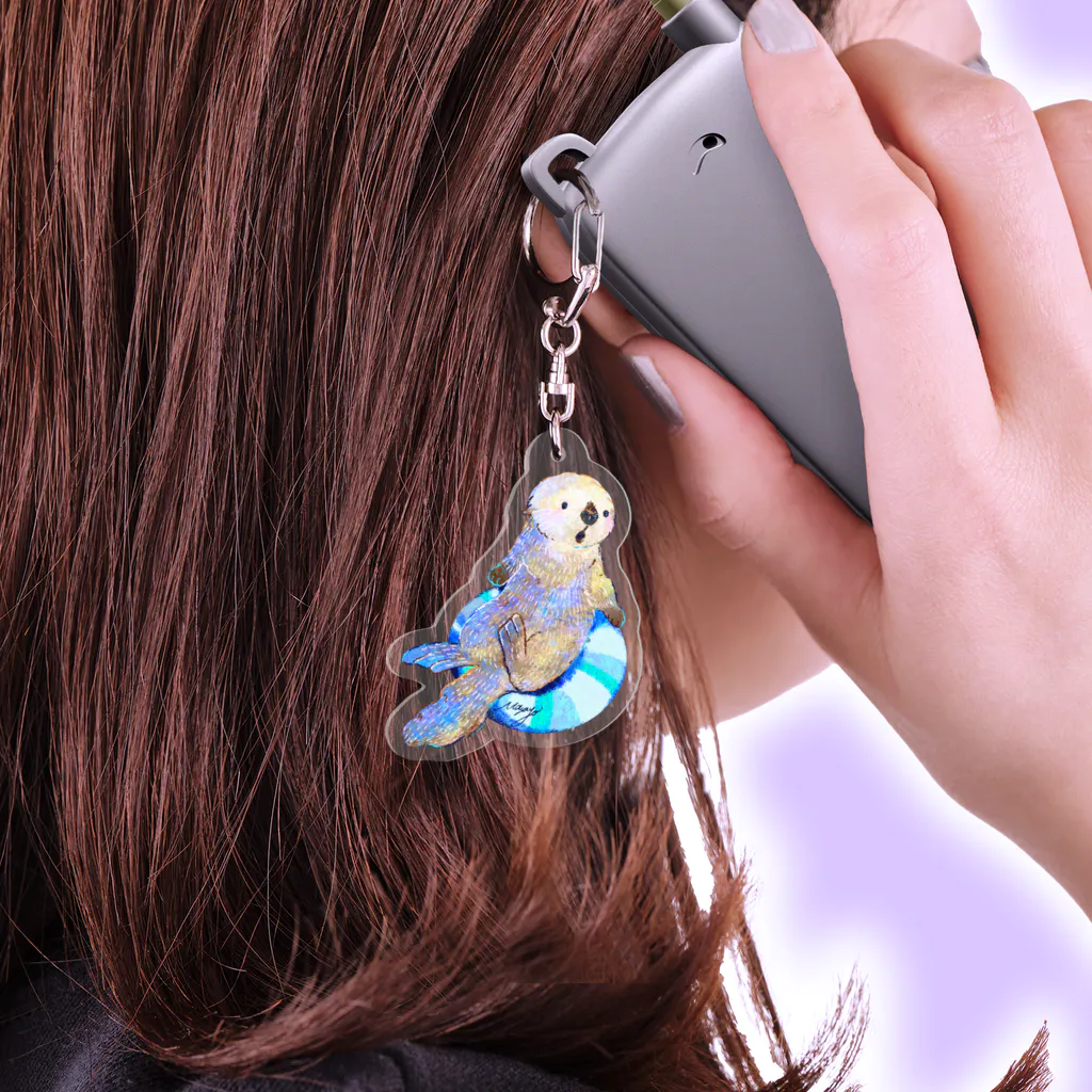 浮き輪でおっとっと！ラッコちゃん / まさよ | ラッコ 好き