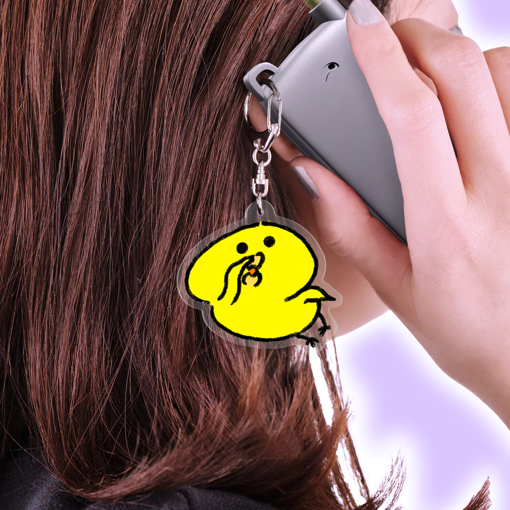 鼻くそをほじくるぴよたそ / ぴよたそ商店 ( piyotaso )のアクリル