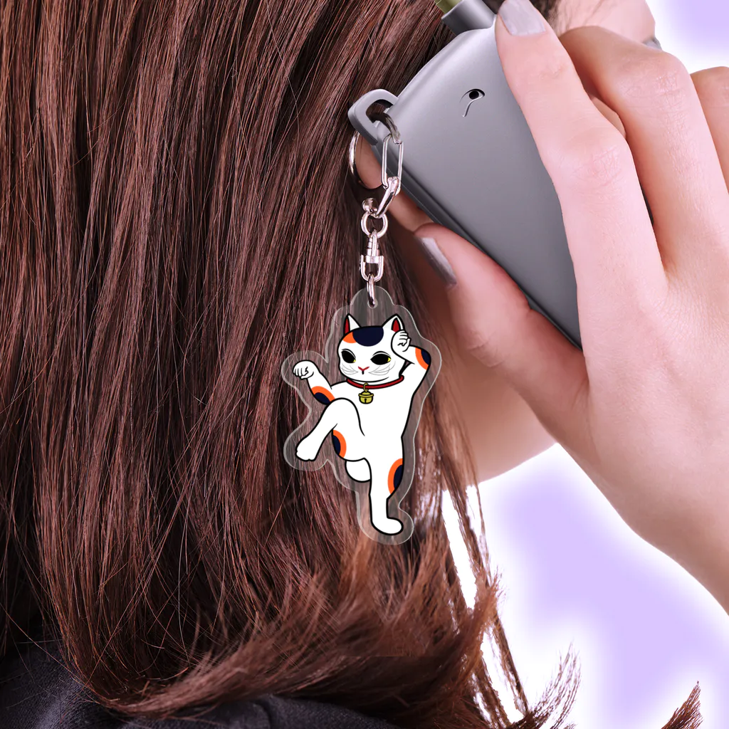 カレーゴハンナーの招福拳 Acrylic Key Chain
