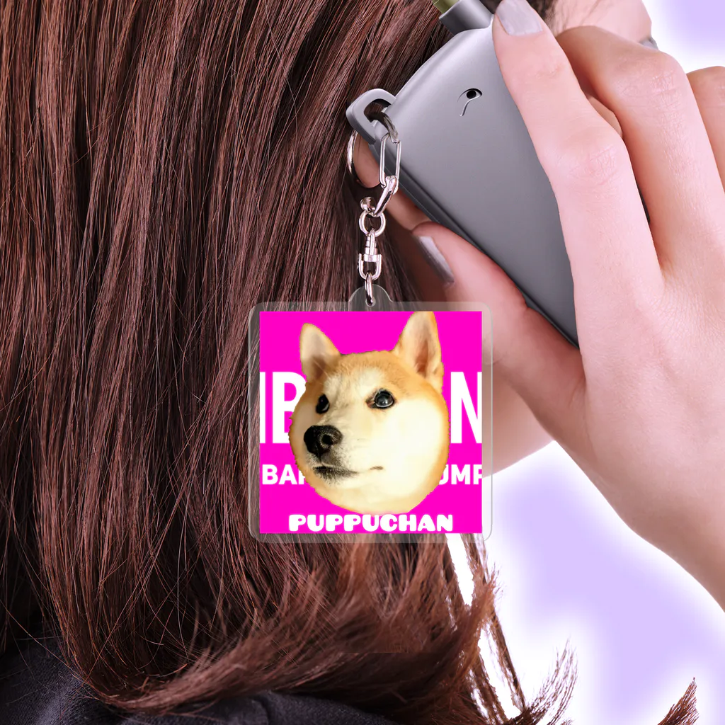 IBADANのぷっぷちゃんキーフォルダーでしゅ Acrylic Key Chain
