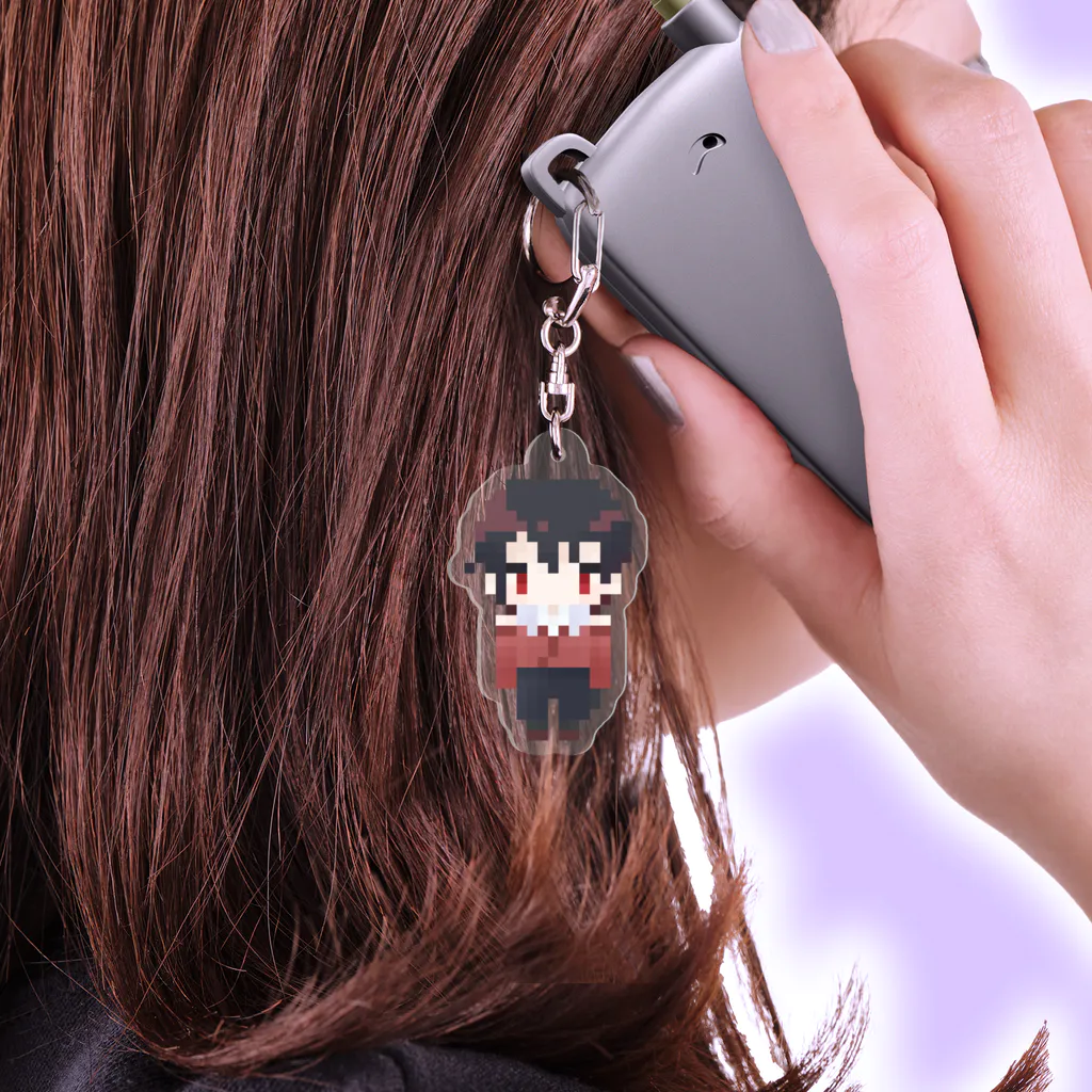 みつくのドット絵朔弥 Acrylic Key Chain