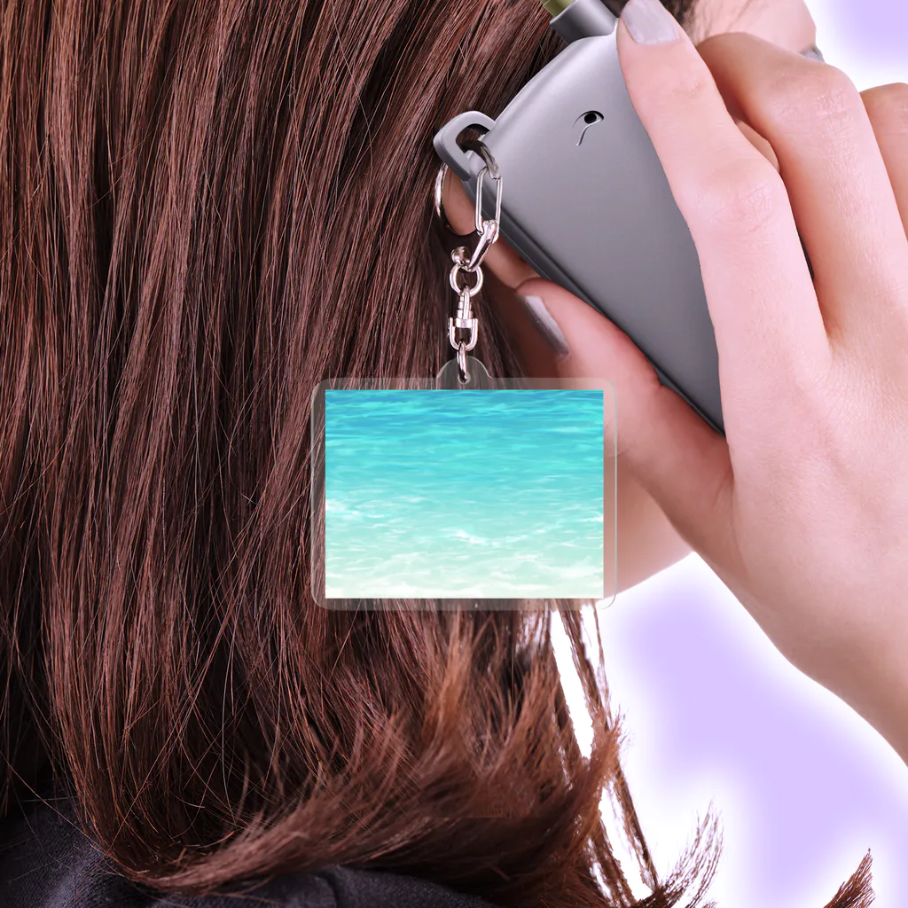 海の水面 / しろくろショップ ( 46KR )のアクリルキーホルダー
