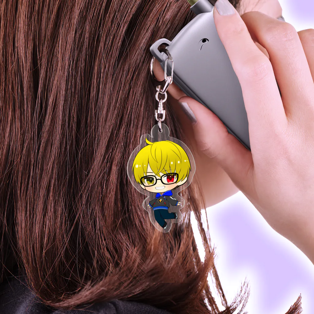 日日にこり　アクリルキーホルダーセット アクリルキーホルダーセット 男性4種セット – 合同会社かぴばら
