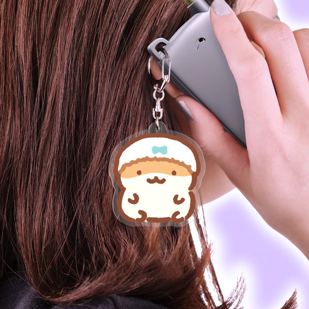 すやはむハウスのヘルメットぱんつ(アクリル用) Acrylic Key Chain