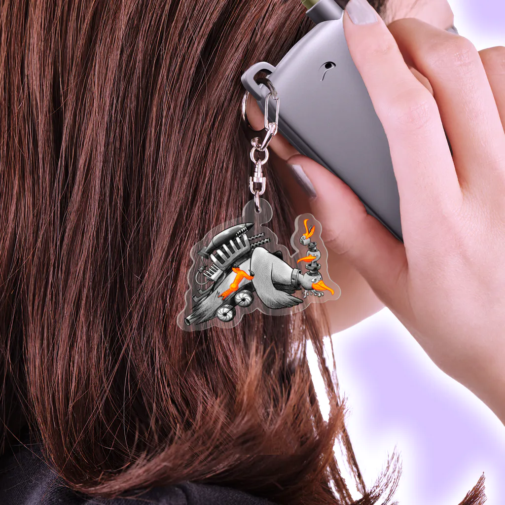 シラカワリュウ⚡RiuSHIRAKAWAの最後の空襲/Starless and The Last Air Raid Acrylic Key Chain