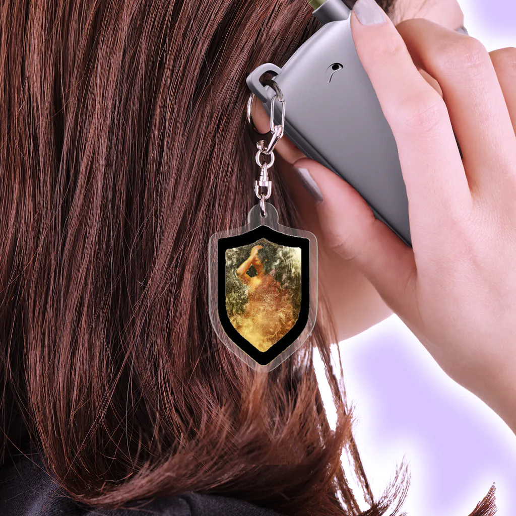 MUNE-KUNのMUNEクン アート アクリルキーホルダー 0048 Acrylic Key Chain