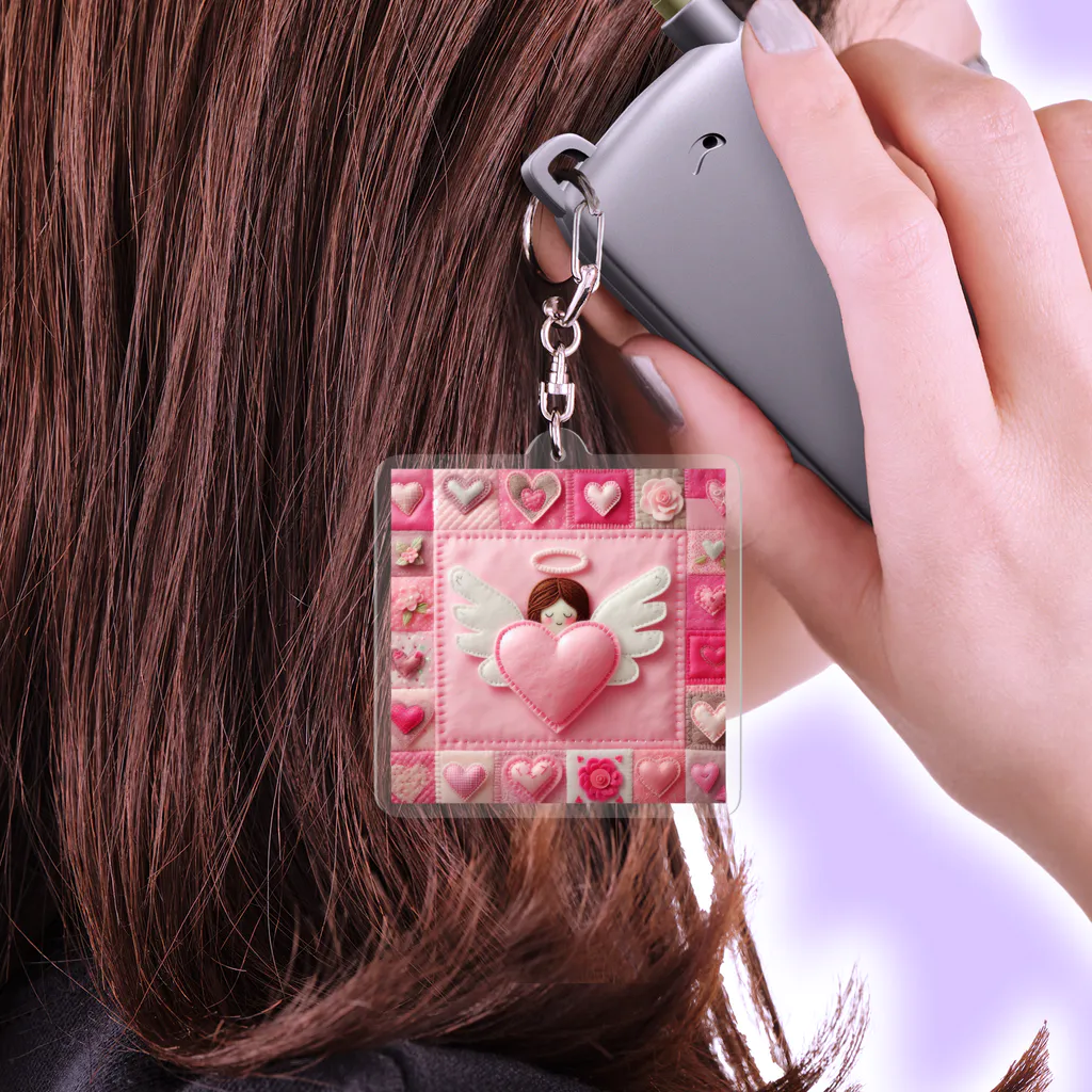 George-Designのハートちゃん Acrylic Key Chain