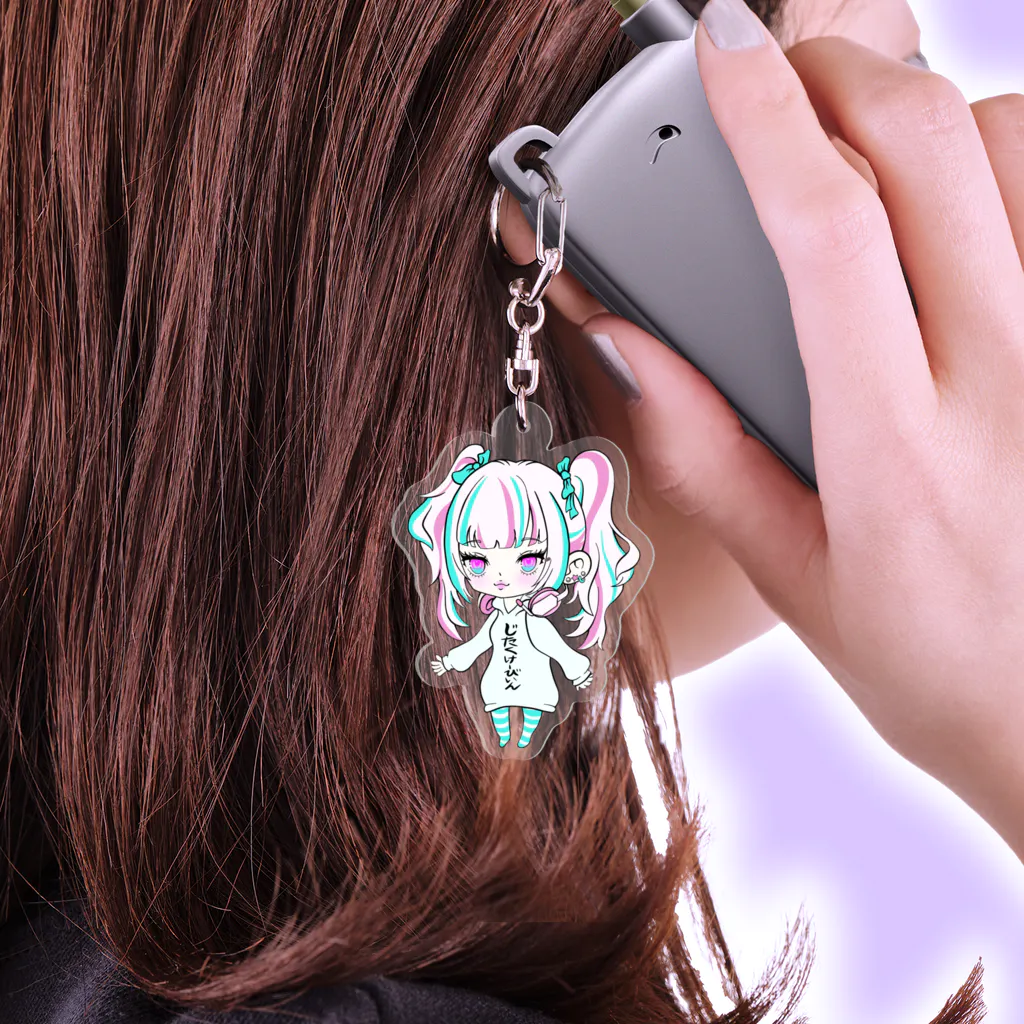 DRAGON FACTORYのじたくけーびいんちゃん Acrylic Key Chain