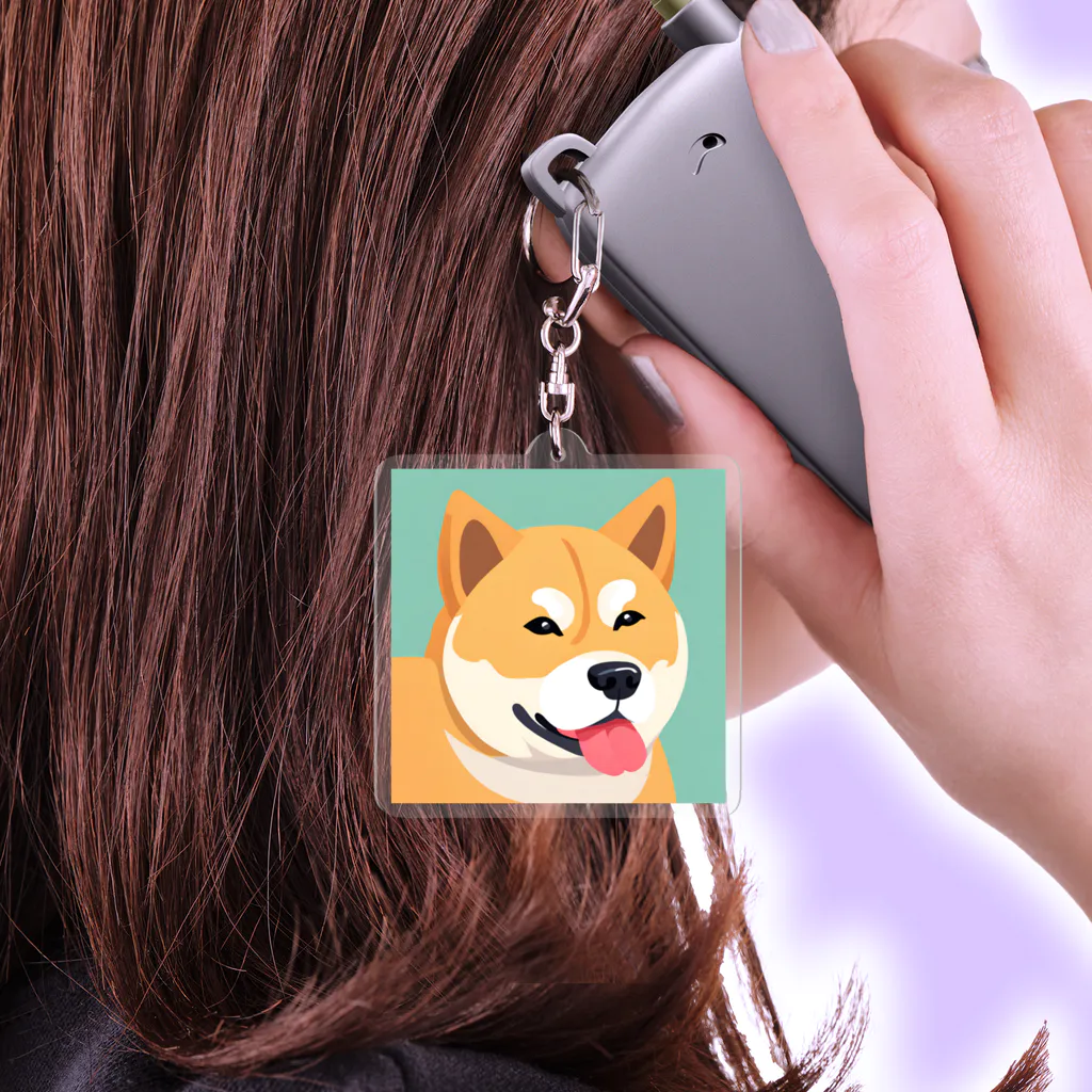 K-SHIKI_JapanesethingsのAKITAINUくん Acrylic Key Chain