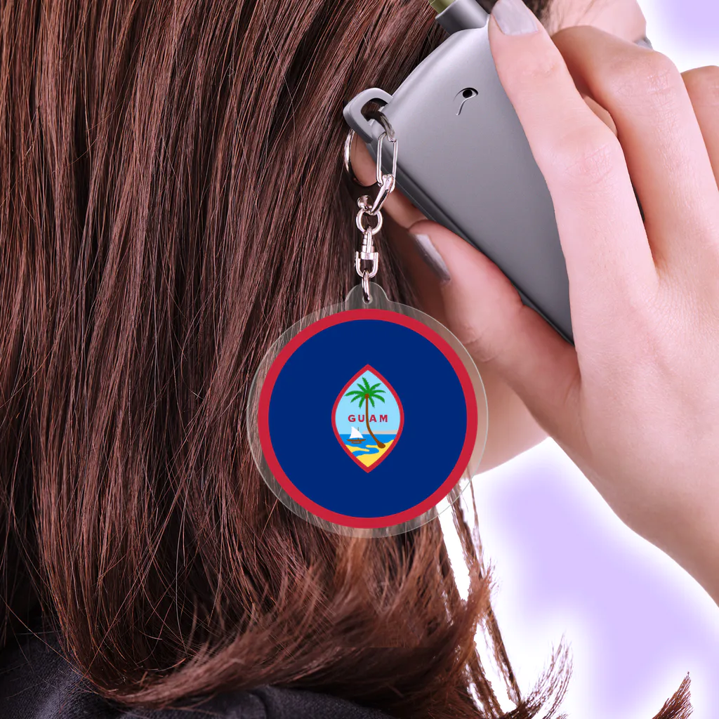 グアムの旗 / お絵かき屋さん ( oekakiyasandesu )のアクリル