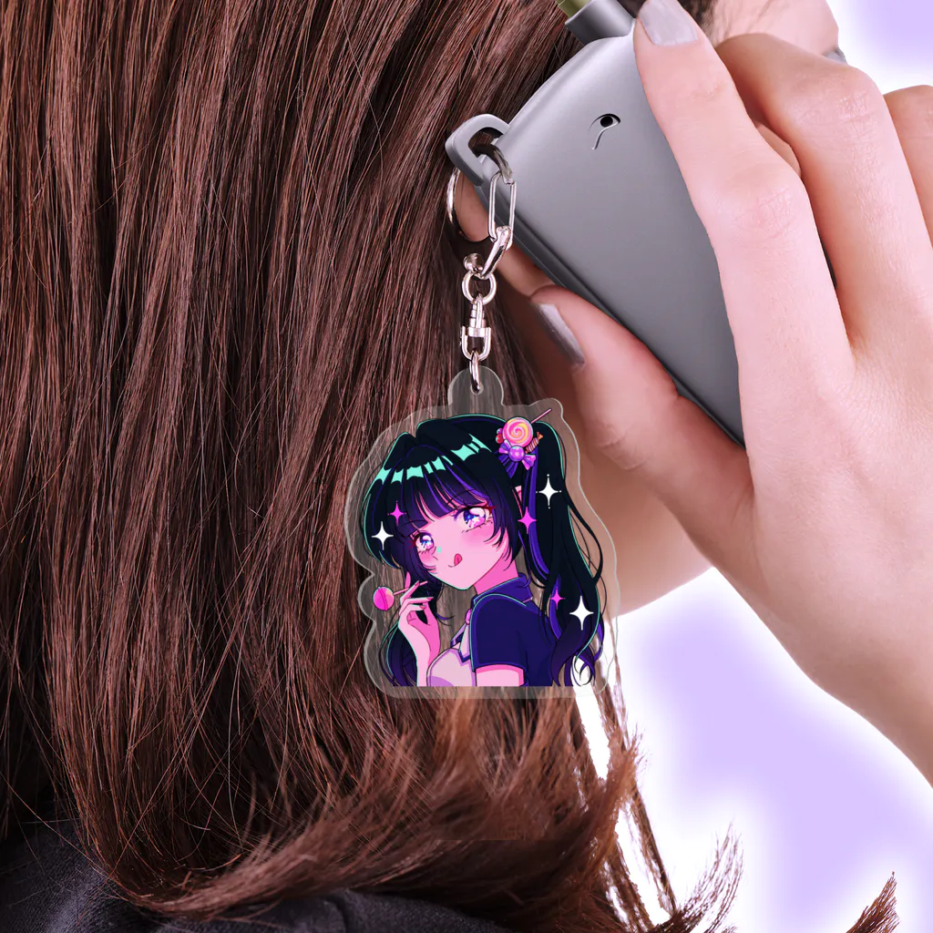 KiKi嬢のKiKiお嬢様グッズ Acrylic Key Chain