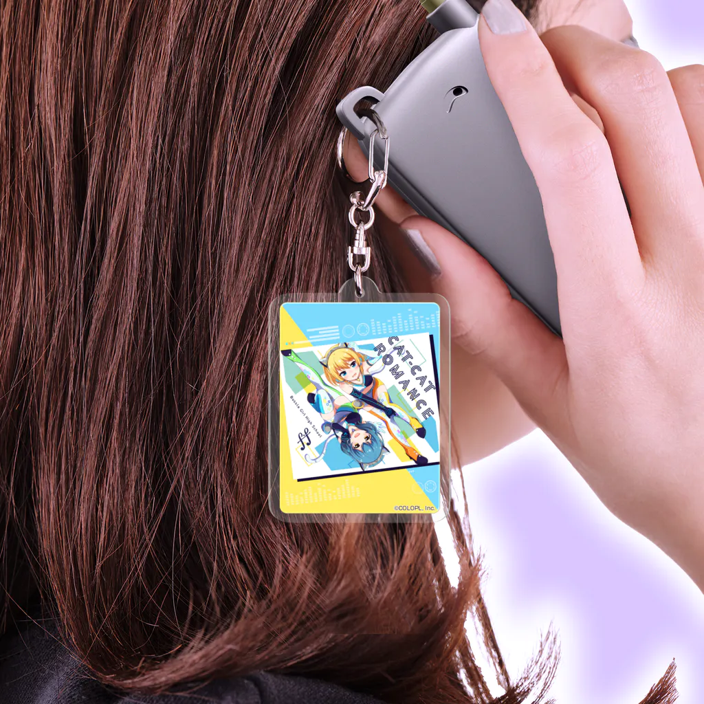 【公式】バトルガール ハイスクールの【アイドル集合】詩穂 Acrylic Key Chain