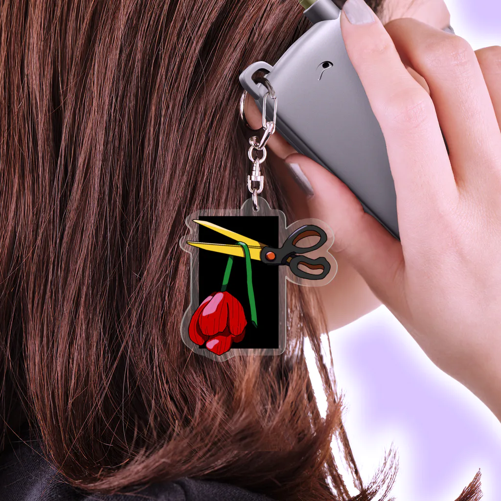 眠花の残紅～色違いVer.～ Acrylic Key Chain