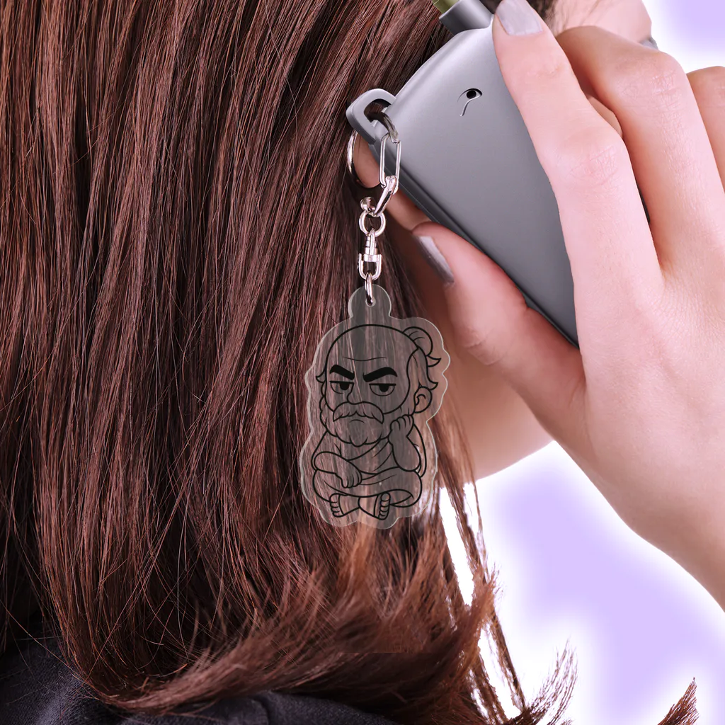 ゆるソクラテスの日常のゆるソクラテス Acrylic Key Chain