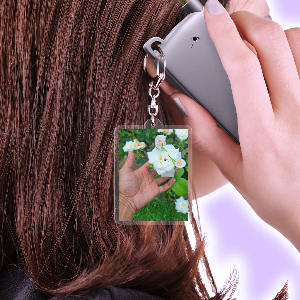 give my arm.のRose Acrylic Key Chain