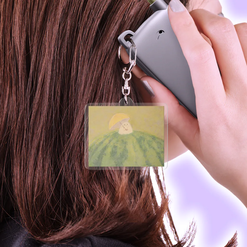 sunny day  SunnyのオバケのSunny（スイカ） Acrylic Key Chain