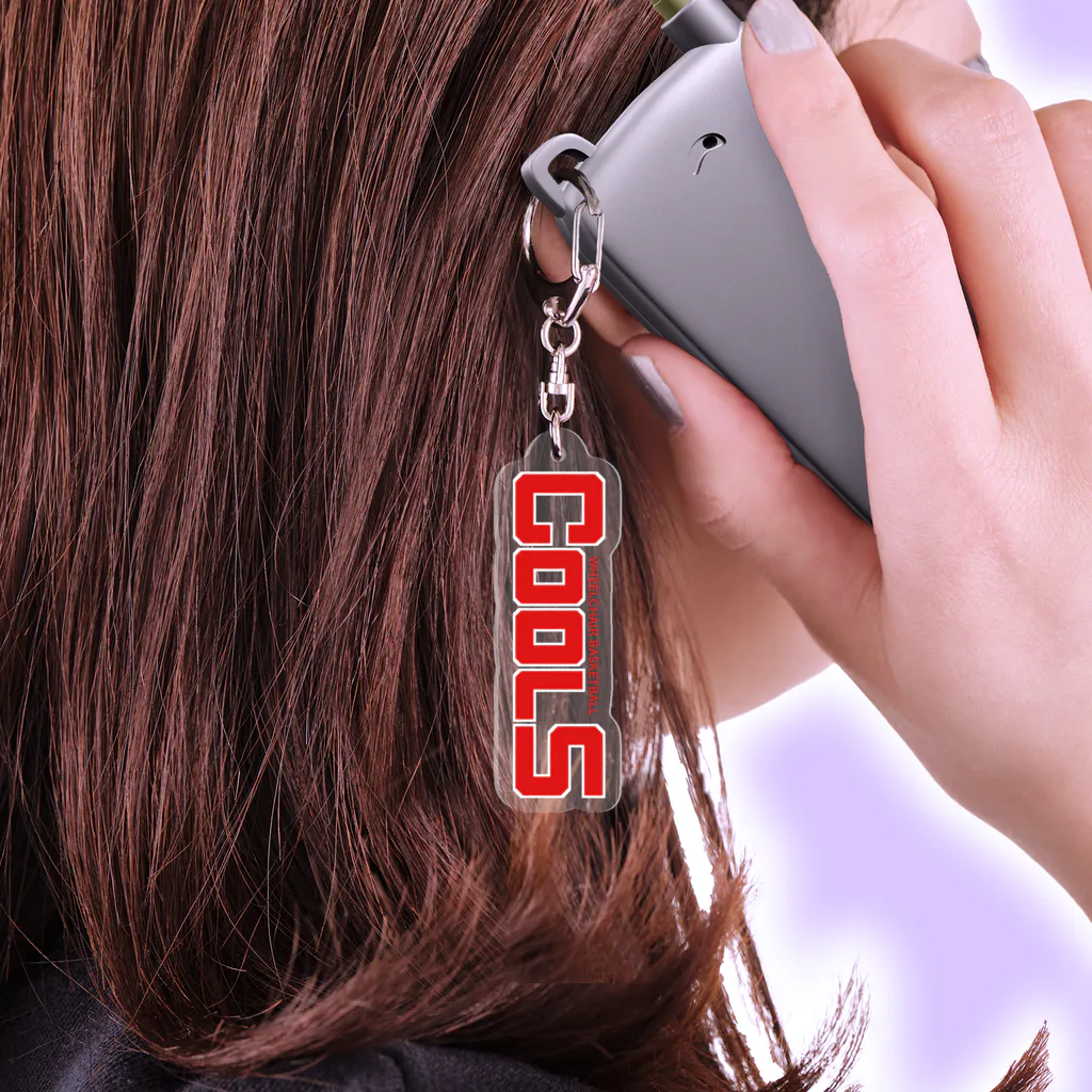 車いすバスケットボールチーム COOLSのロゴタイプ Acrylic Key Chain