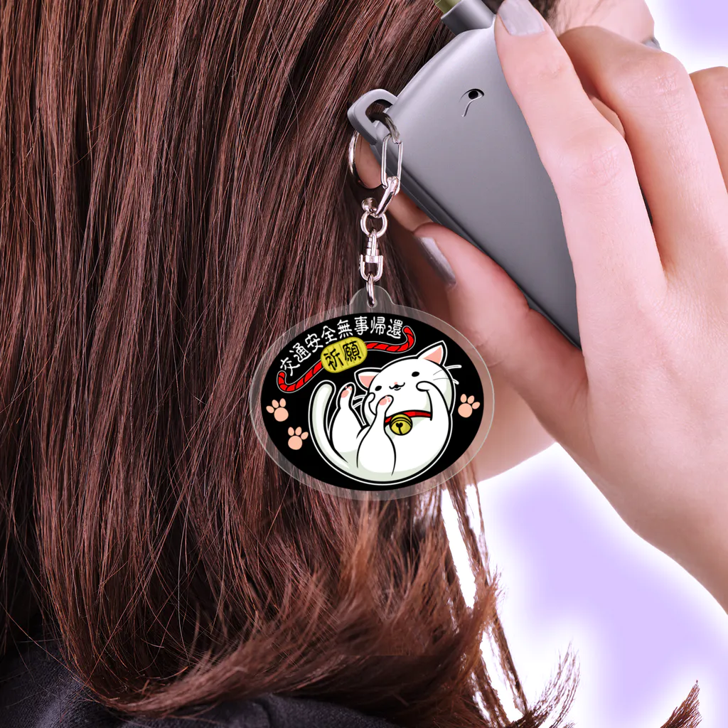 キーホルダー・アクリルキーホルダー SF10 しらたまちゃん キーホルダー / 荒濱商店 ( arabamabbs-suzuribranch