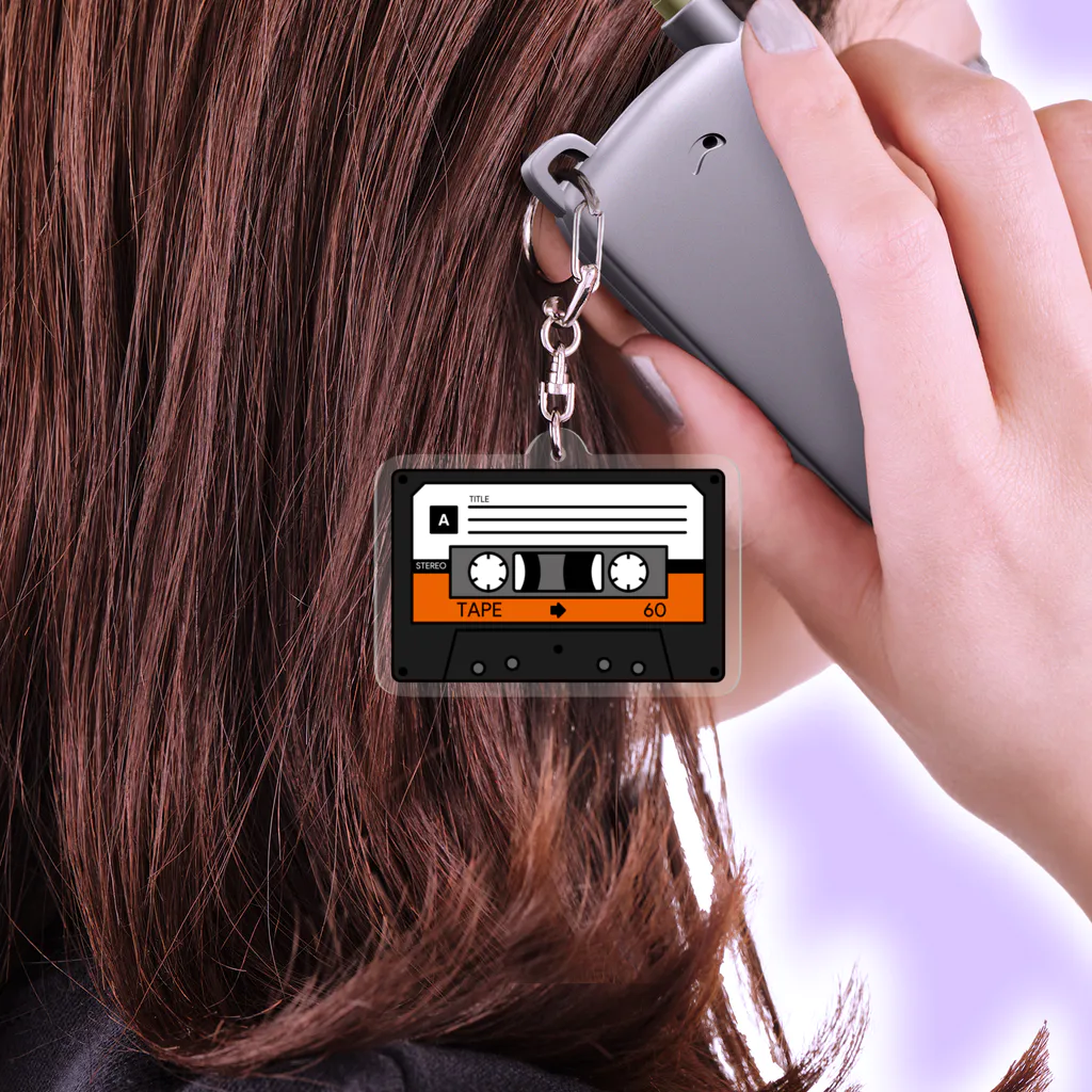 80sカセットテープ / れれれのれ ( rerereno017 )のアクリル