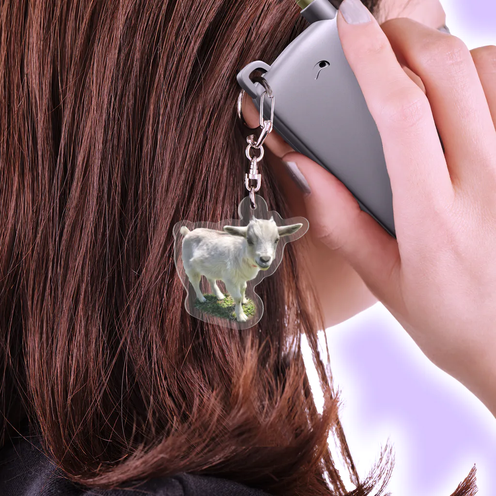 ショップやぎかいのフワちゃん Acrylic Key Chain