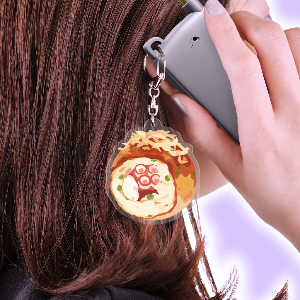 たこ焼き / リズ ( rizuNM )のアクリルキーホルダー通販