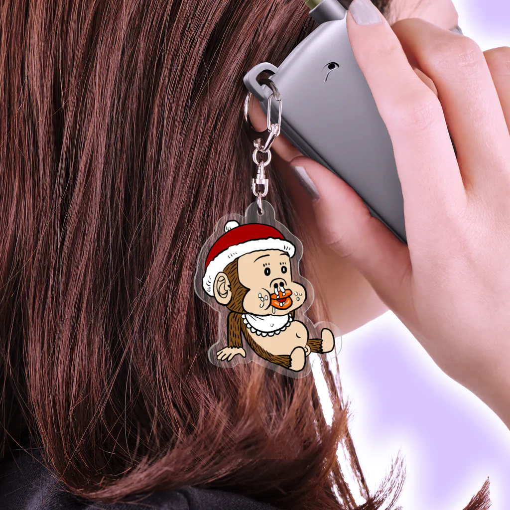 まんぷくモンチャック / つの丸 ( ge_ha_mob )のアクリルキーホルダー通販 ∞ SUZURI（スズリ）