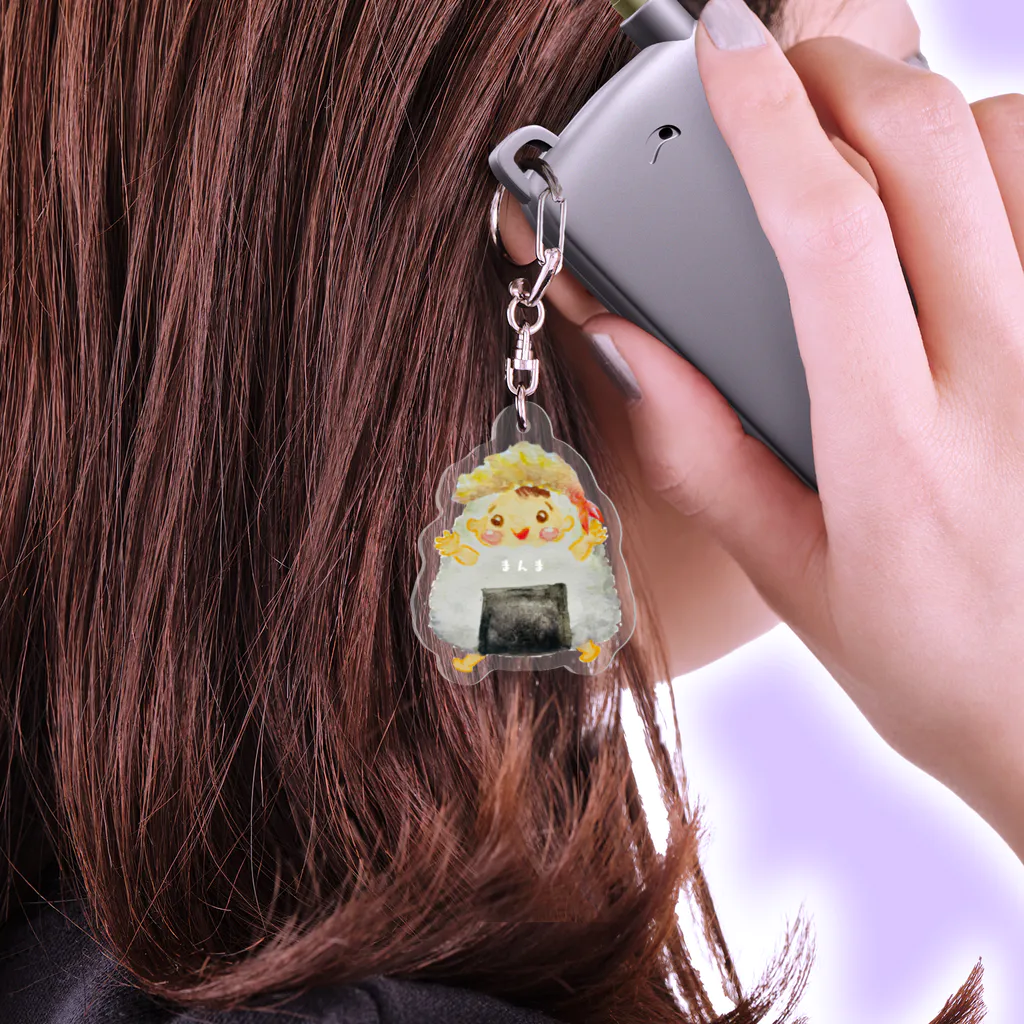 tokoe tokoeのまんま〜食いしん坊キッズ・てんむす〜 Acrylic Key Chain