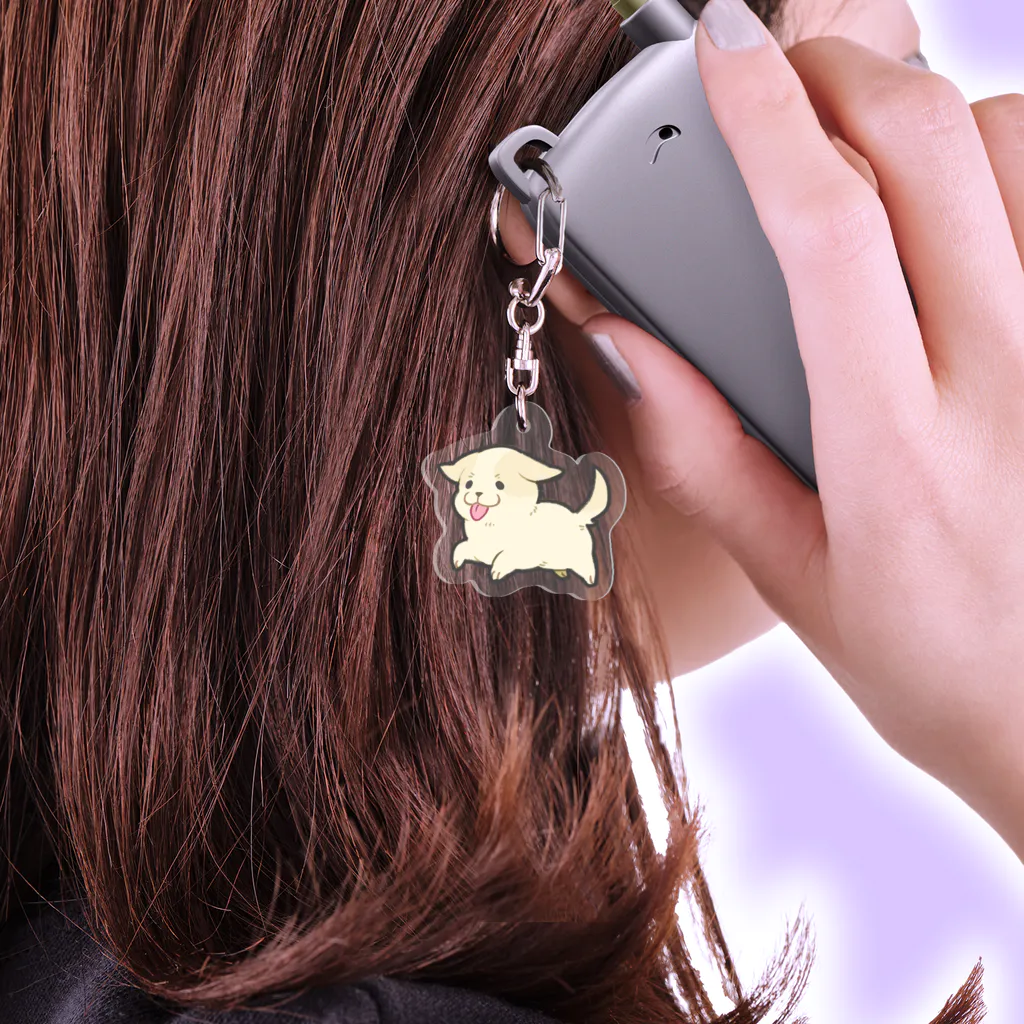 Maeken Gamesのげんきわんこ Acrylic Key Chain