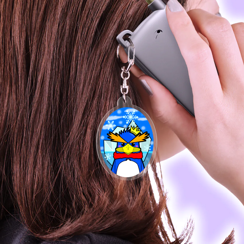 ジルバップの道具屋の王様ペンギンシリーズ Acrylic Key Chain