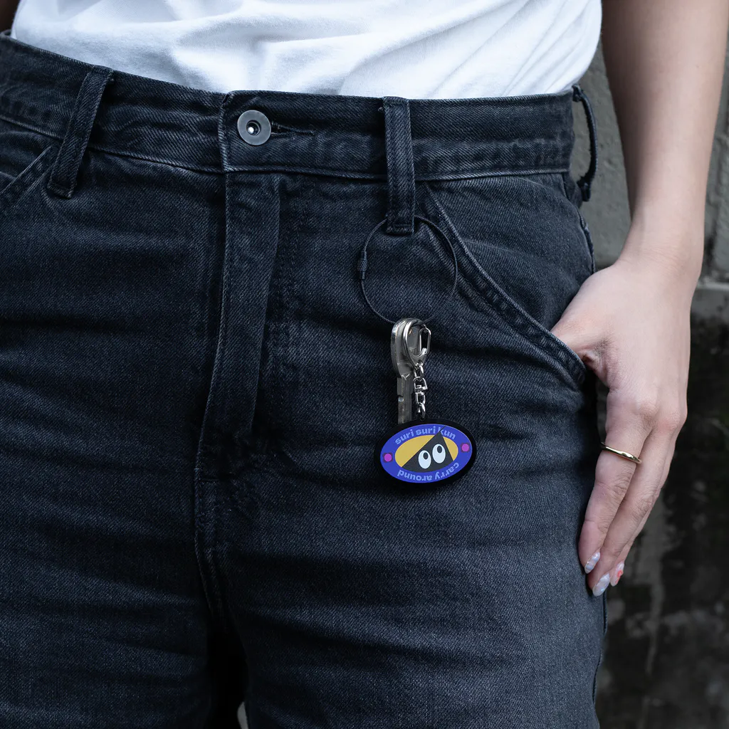 歌い手POLICE SHOPのうたう牛くん Acrylic Key Chain