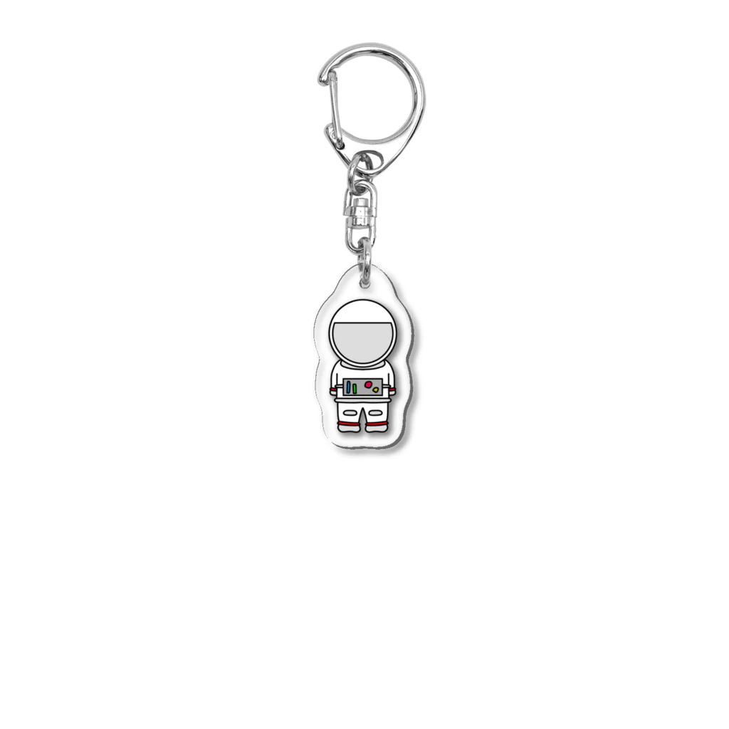 moonmondの宇宙飛行士アクリルストラップ Acrylic Key Chain
