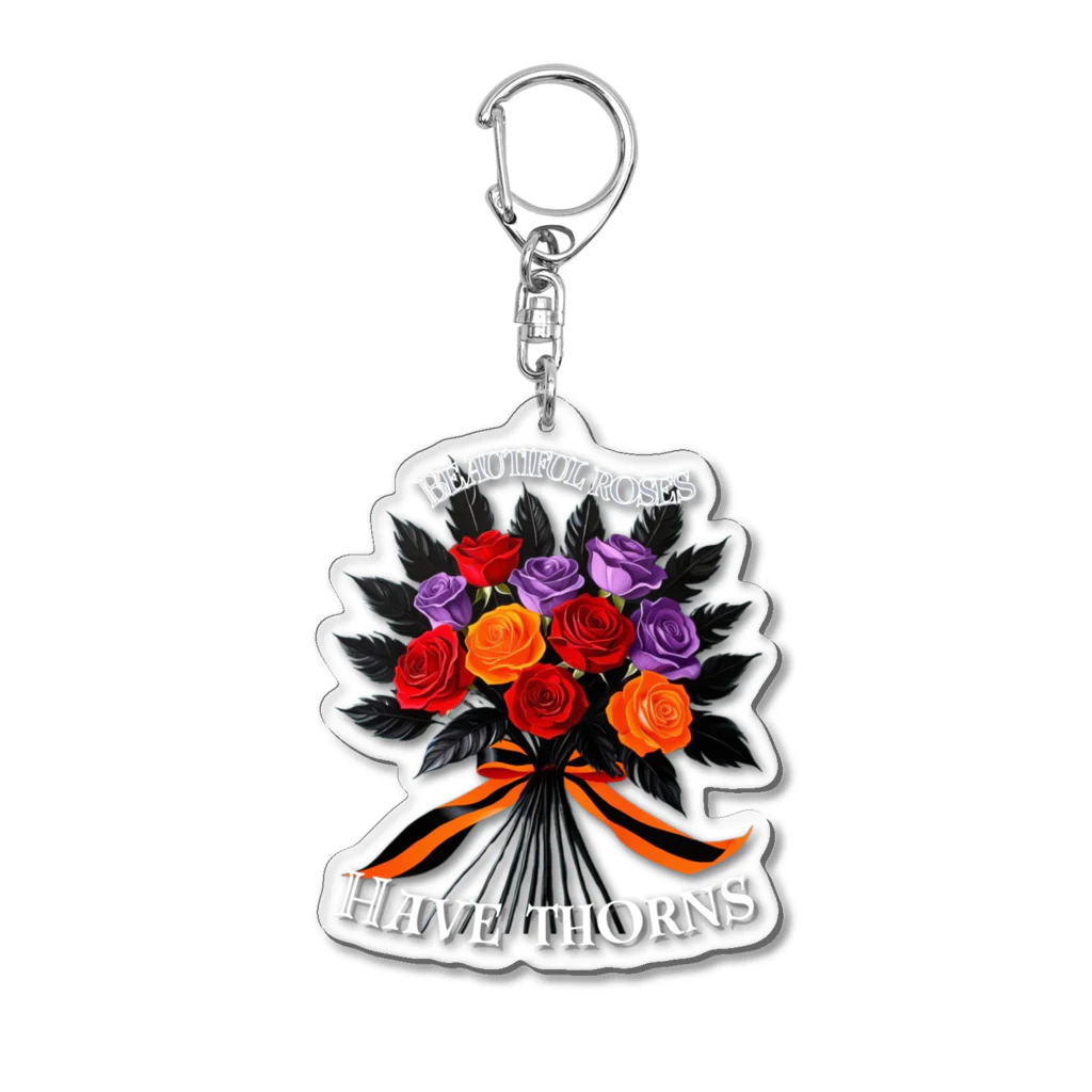 Sunlit Horizonの綺麗な薔薇には棘がある🌹 Acrylic Key Chain