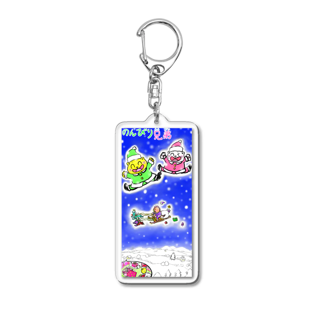 モロ‼‼㊙ショップ🏰の『のんびり兄弟😸😽』クリスマスだいすき‼‼アクリルキーホルダー Acrylic Key Chain