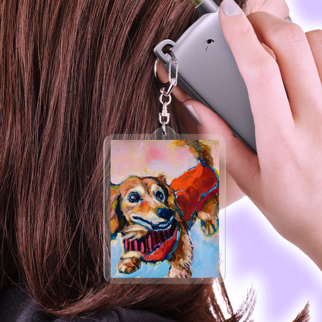 MAMETAROのダックスフント Acrylic Key Chain