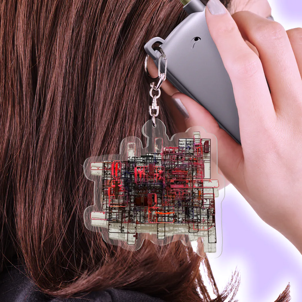 the fake paper companyのランナー供養No.4 Acrylic Key Chain