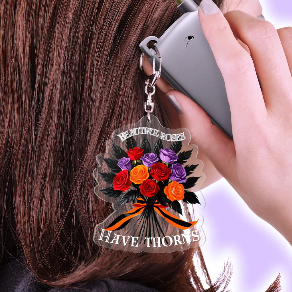 Sunlit Horizonの綺麗な薔薇には棘がある🌹 Acrylic Key Chain