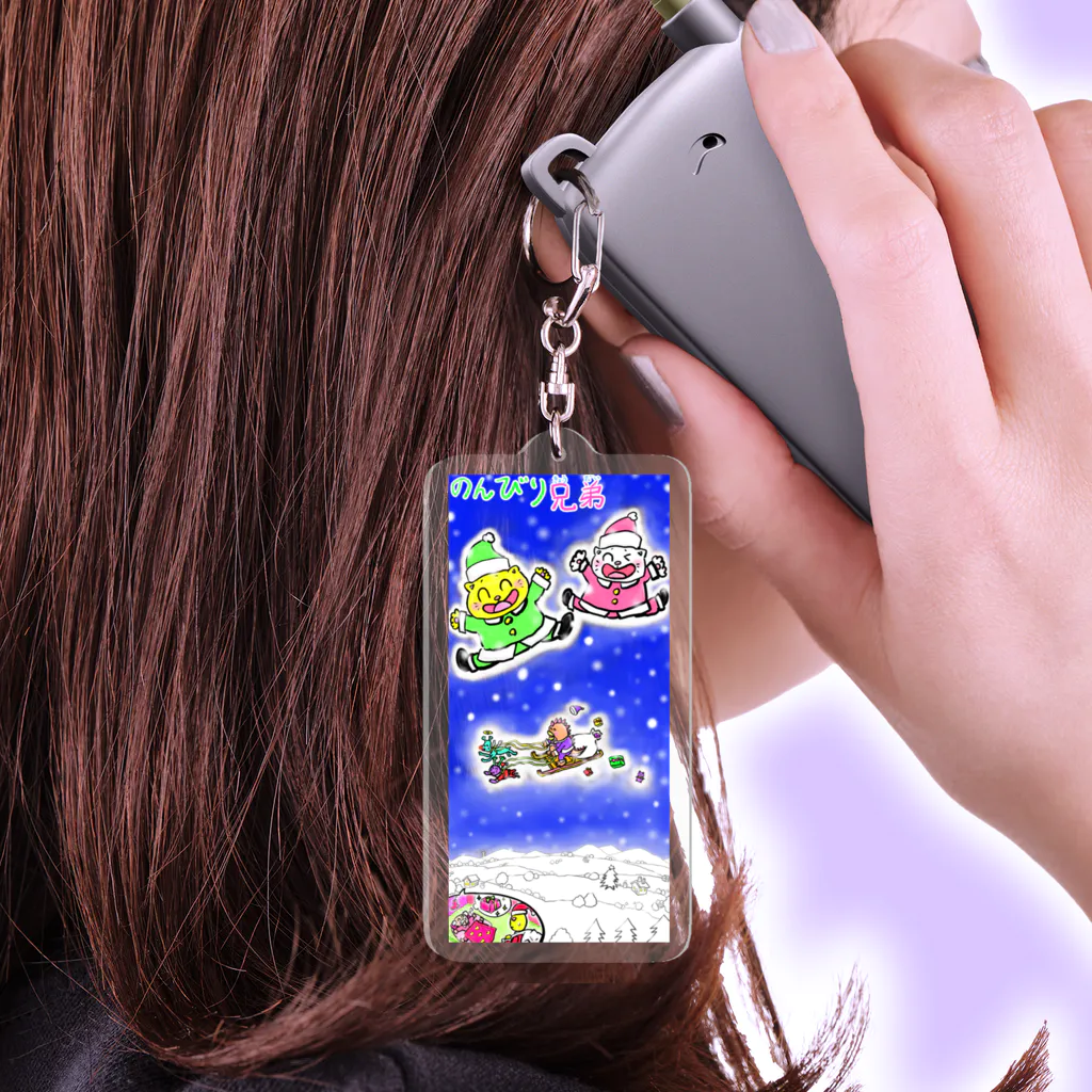 モロ‼‼㊙ショップ🏰の『のんびり兄弟😸😽』クリスマスだいすき‼‼アクリルキーホルダー Acrylic Key Chain