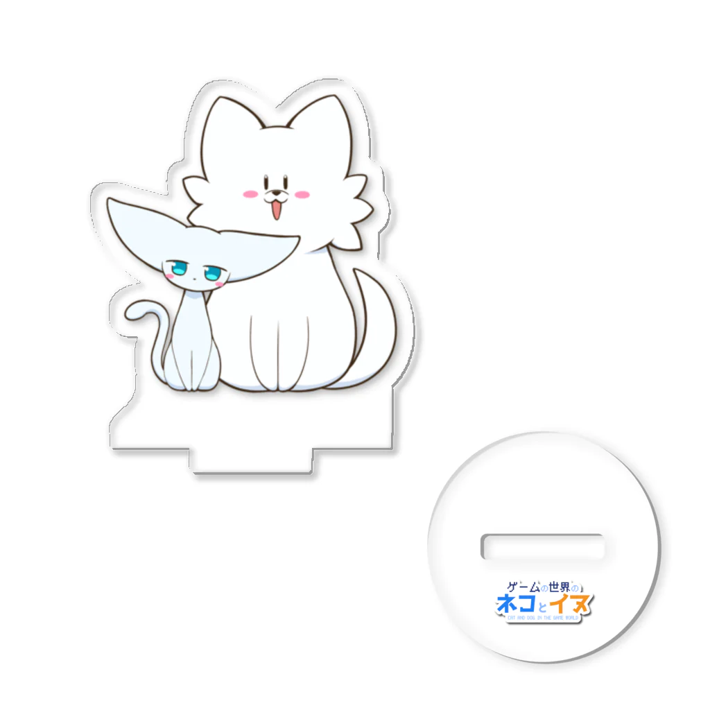 カッキー創作チャンネルのニャンさん＆ワンさん Acrylic Stand