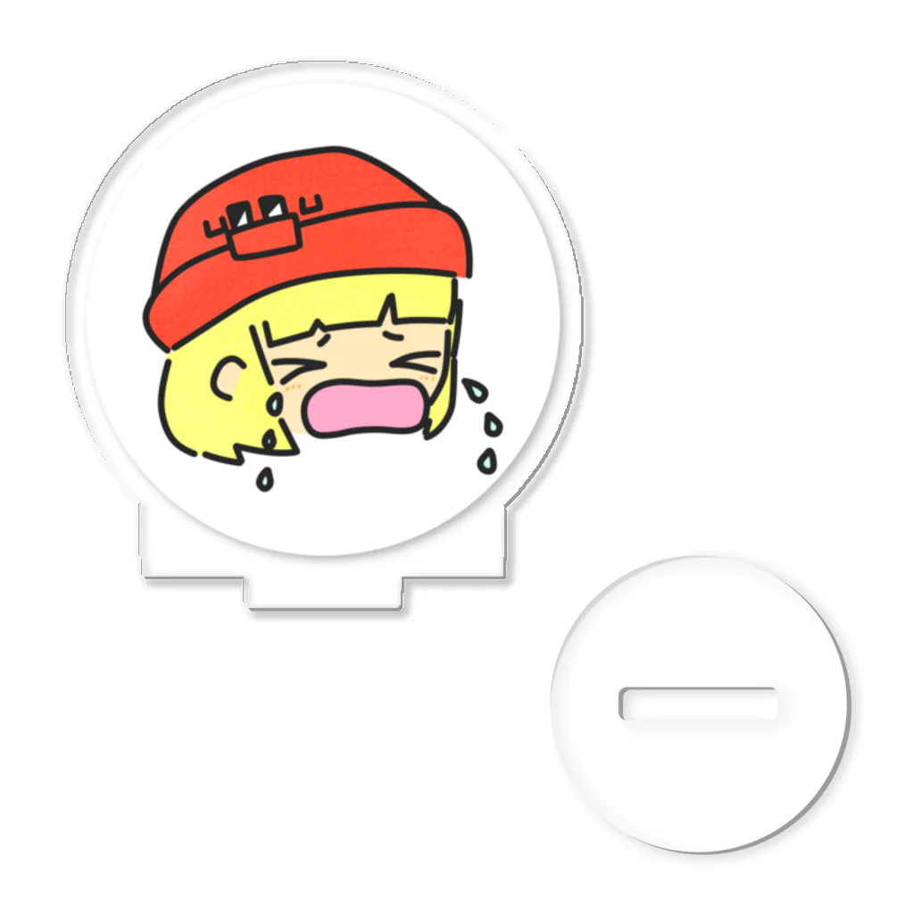 蟹乃屋 アパレル支店の泣き蟹乃 Acrylic Stand