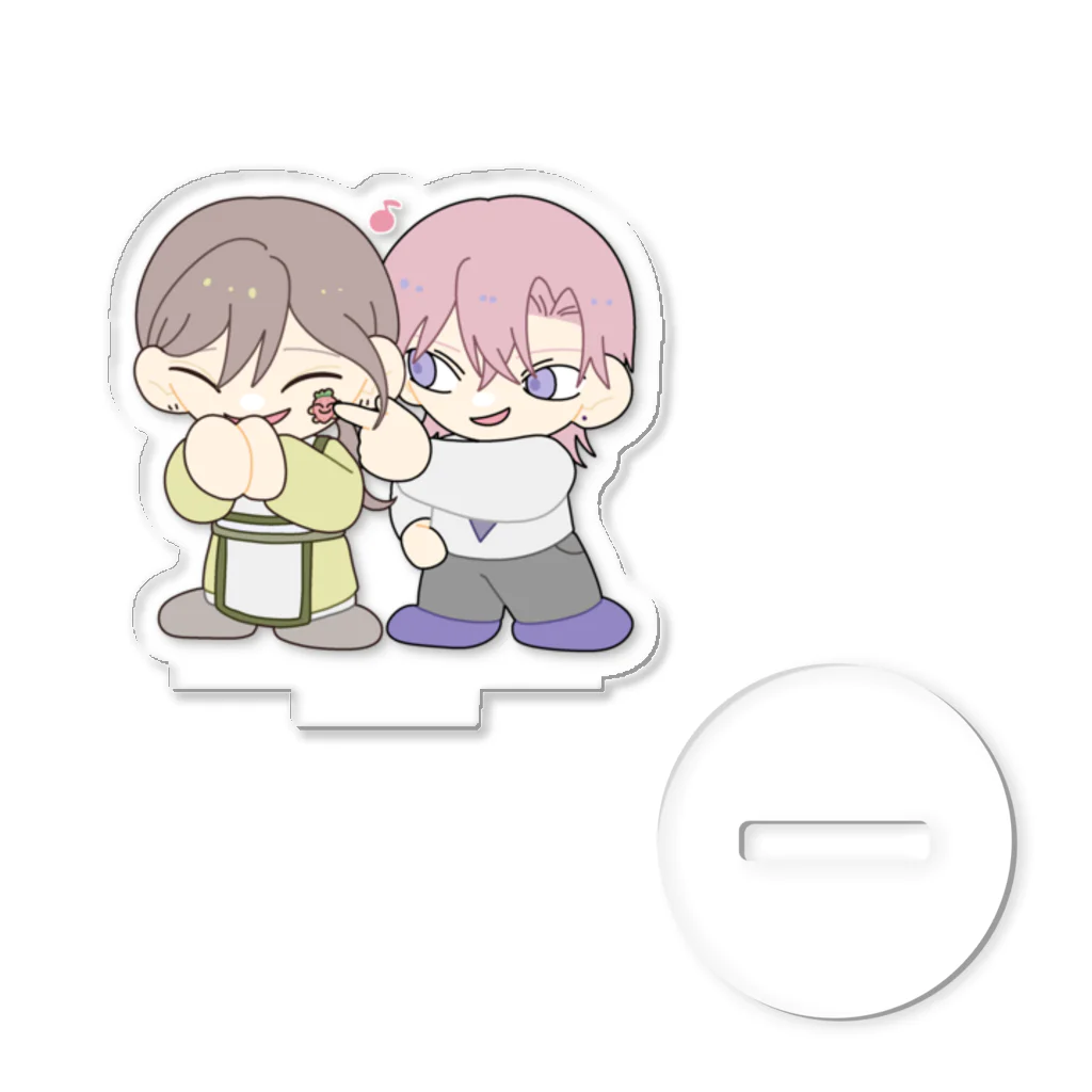 吾妻のアニメの湊要人・咲間薫《シールをペインッ！》 Acrylic Stand